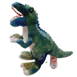 🍒4 for $20🍒 Fiesta Dinosaurs T-Rex Reptile Green Blue Plush Soft Kids Toy